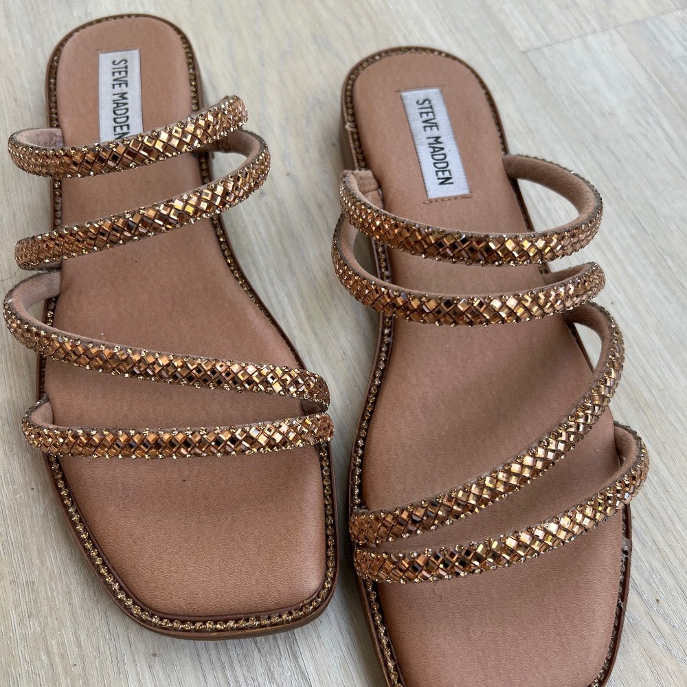 Steve Madden Starie Gold Sandal